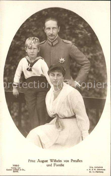 Adel Preussen Prinz August Wilhelm