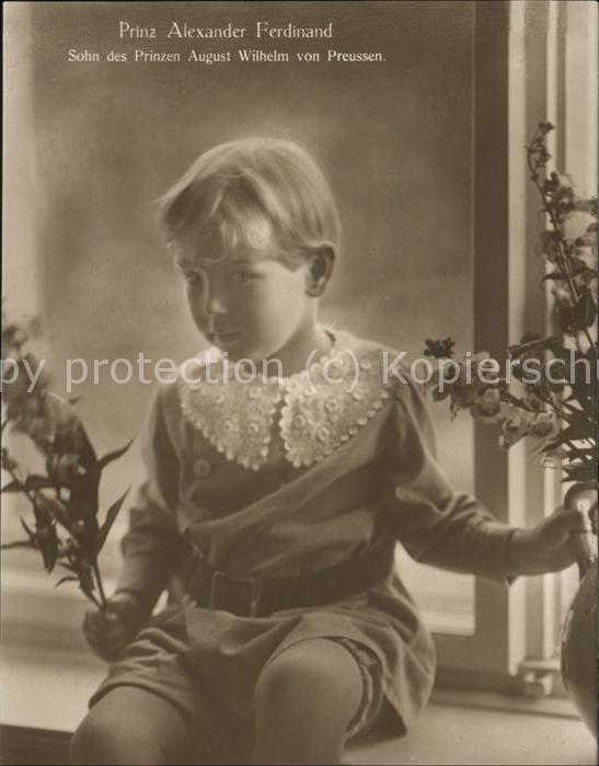 Adel Preussen Prinz Alexander Ferdinand