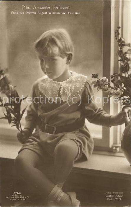 Adel Preussen Prinz Alexander Ferdinand