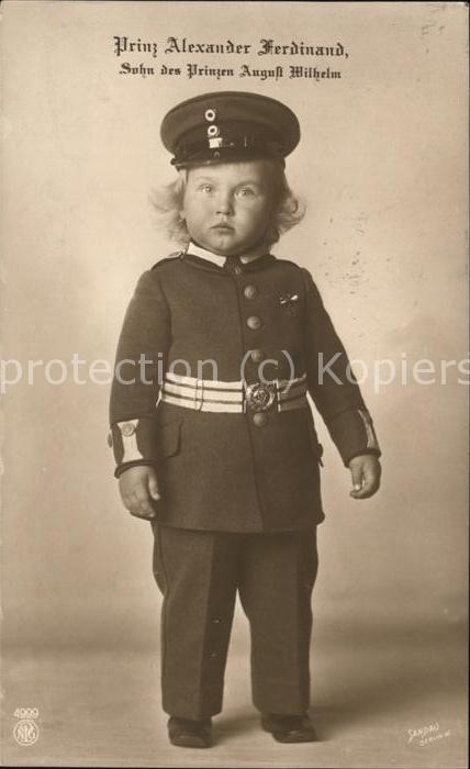 Adel Preussen Prinz Alexander Ferdinand