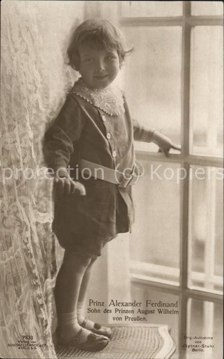 Adel Preussen Prinz Alexander Ferdinand