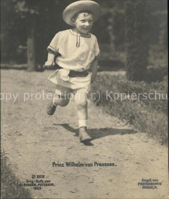 Adel Preussen Prinz Wilhelm