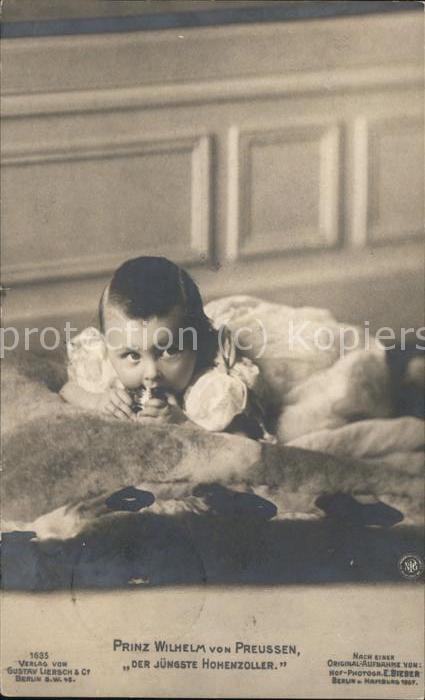 Adel Preussen Prinz Wilhelm