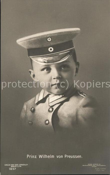 Adel Preussen Prinz Wilhelm