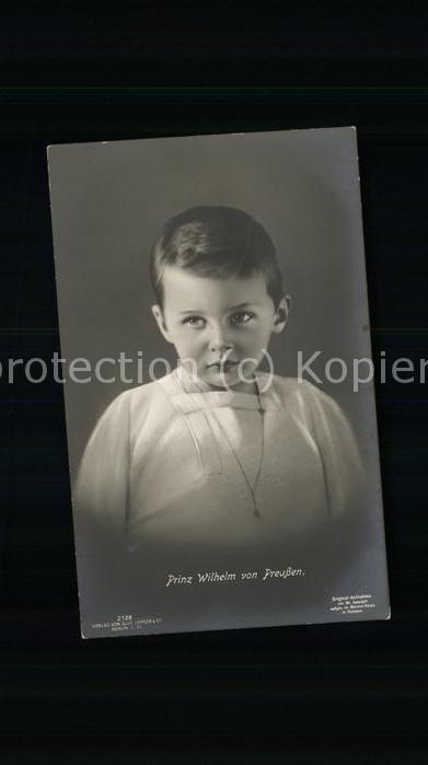 Adel Preussen Prinz Wilhelm