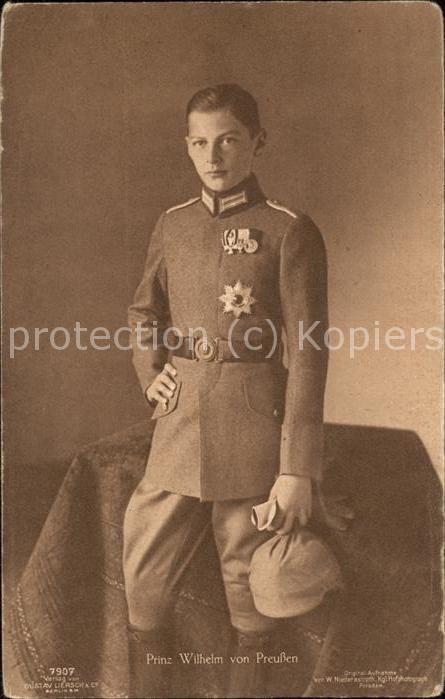 Adel Preussen Prinz Wilhelm