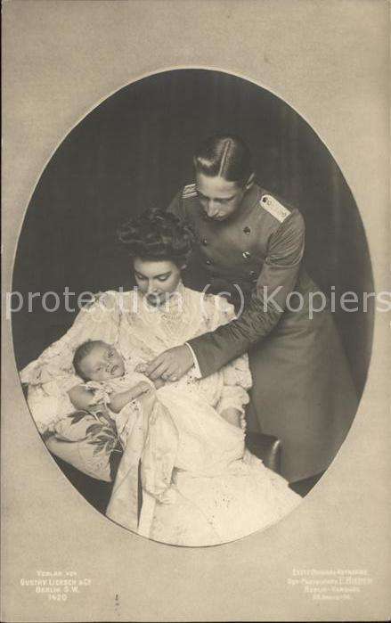 Adel Preussen Kronprinzenpaar Wilhelm Cecilie