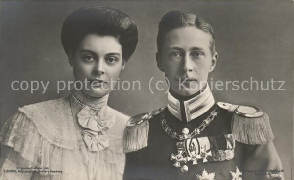 Adel Preussen Kronprinzenpaar Wilhelm Cecilie