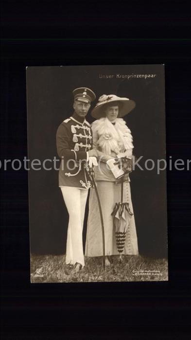 Adel Preussen Kronprinzenpaar Wilhelm Cecilie
