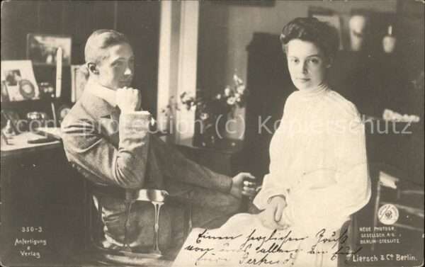 Adel Preussen Kronprinzenpaar Wilhelm Cecilie