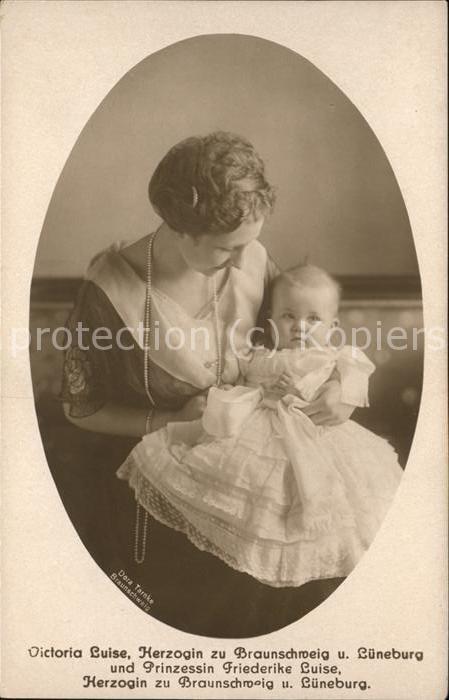 Adel Braunschweig Victoria Luise Prinzessin Friederike Lu
