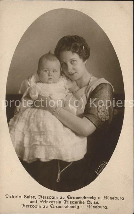 Adel Braunschweig Lüneburg Victoria Luise Prinzessin Frie