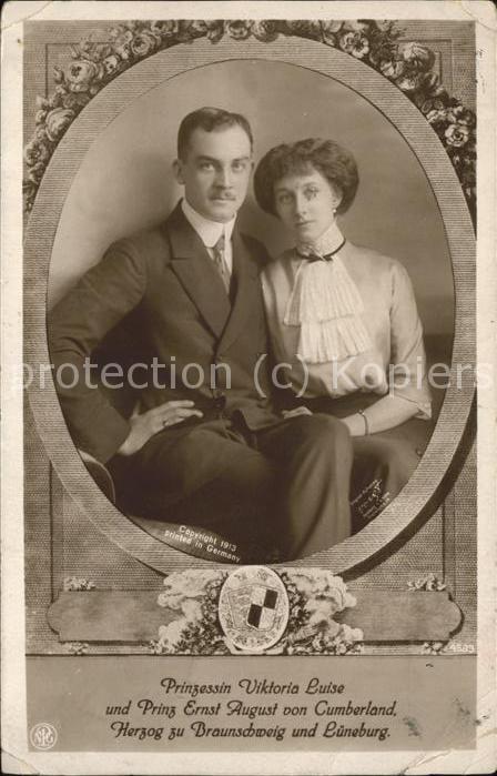 Adel Braunschweig Prinzessin Viktoria Luise Prinz Ernst A