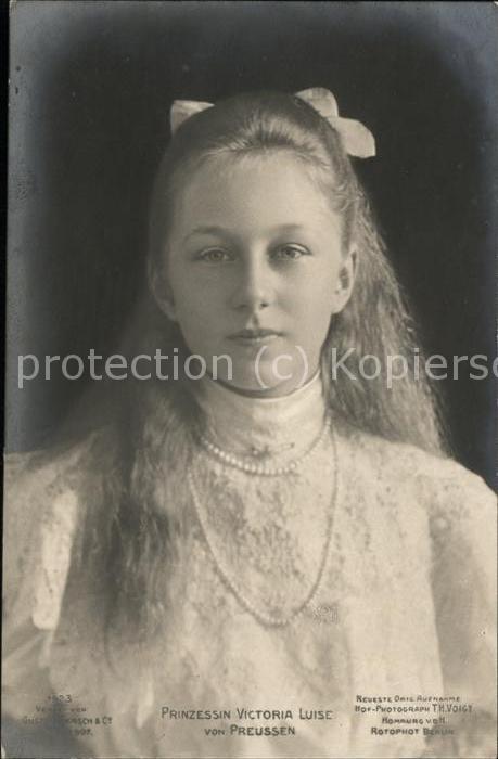 Adel Preussen Prinzessin Victoria Luise