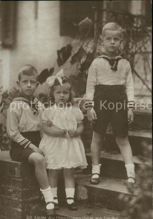 Adel Preussen Kinder Oskar von Preussen