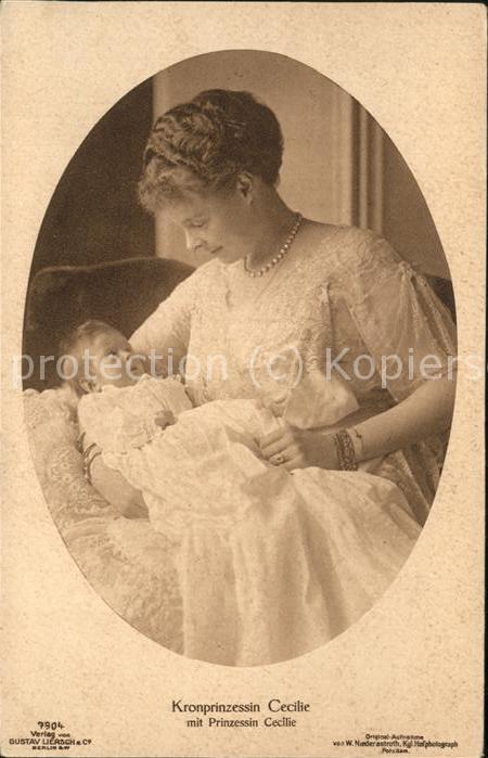 Adel Preussen Kronprinzessin Cecilie