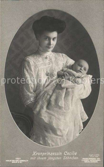 Adel Preussen Kronprinzessin Cecilie