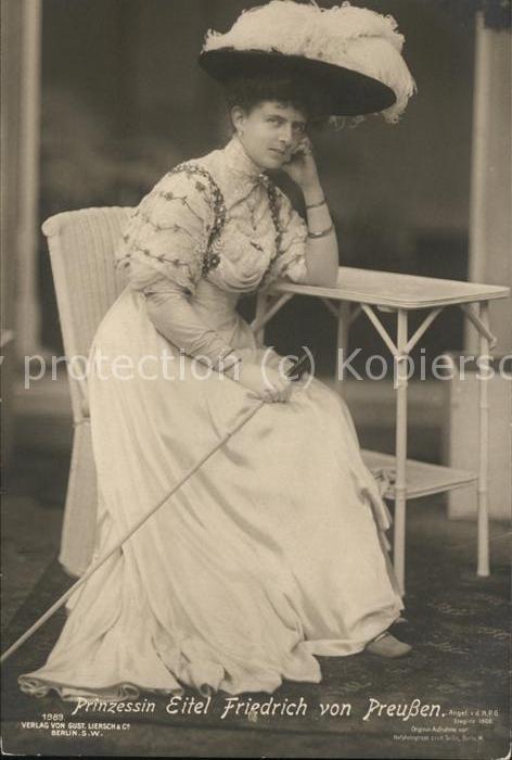 Adel Preussen Prinzessin Eitel Friedrich