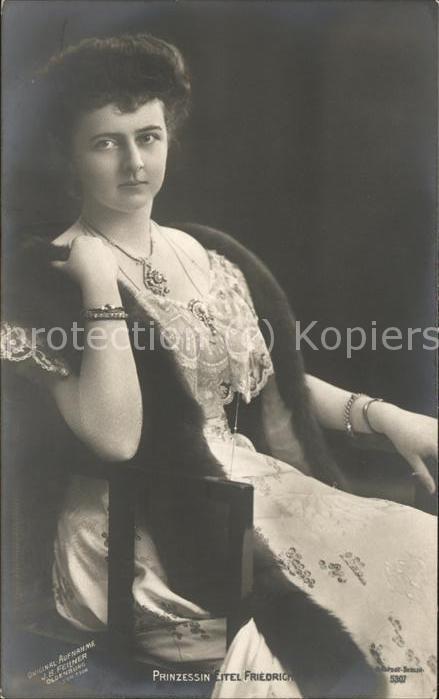 Adel Preussen Prinzessin Eitel Friedrich