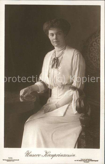 Adel Preussen Kronprinzessin Cecilie
