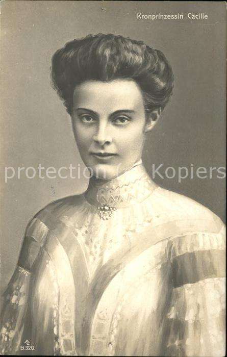 Adel Preussen Kronprinzessin Cecilie