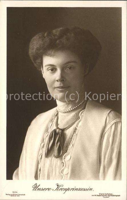 Adel Preussen Kronprinzessin Cecilie Verlag-Liersch N
