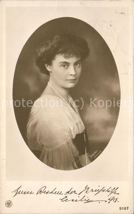 Adel Preussen Kronprinzessin Cecilie