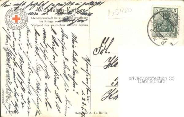 Hindenburg Wilhelm II. Künstlerkarte Fischer – Bild 2
