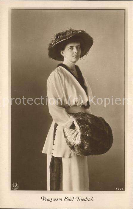 Adel Preussen Prinzessin Eitel Friedrich