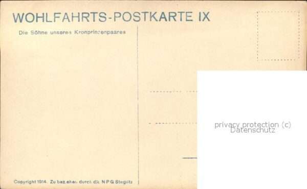 Adel Preussen Söhne des Kronprinzenpaares – Bild 2