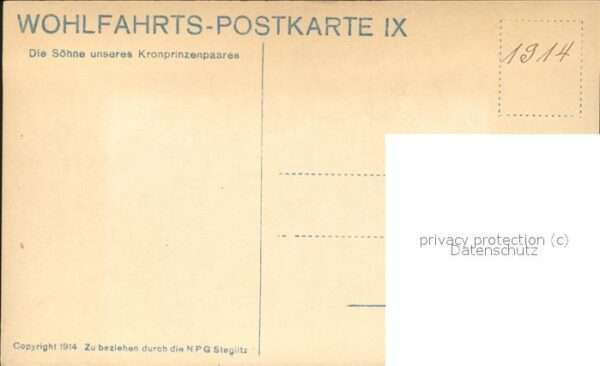 Adel Preussen Söhne des Kronprinzenpaares – Bild 2