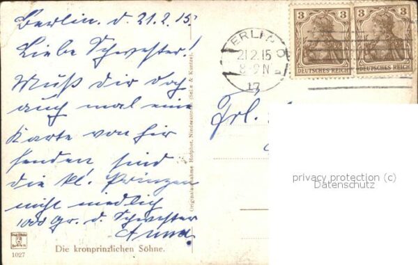 Adel Preussen Söhne des Kronprinzenpaares – Bild 2