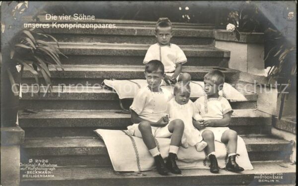 Adel Preussen Söhne des Kronprinzenpaares
