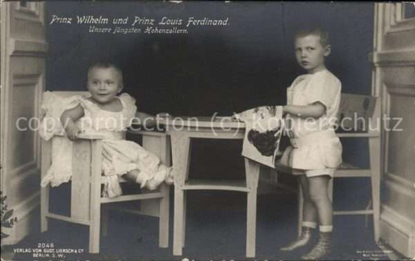 Adel Preussen Prinz Wilhelm und Prinz Louis Ferdinand