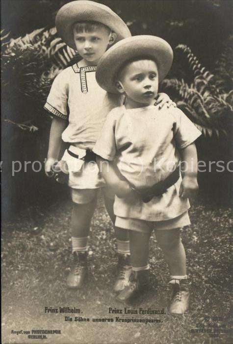 Adel Preussen Prinz Wilhelm Prinz Louis Ferdinand