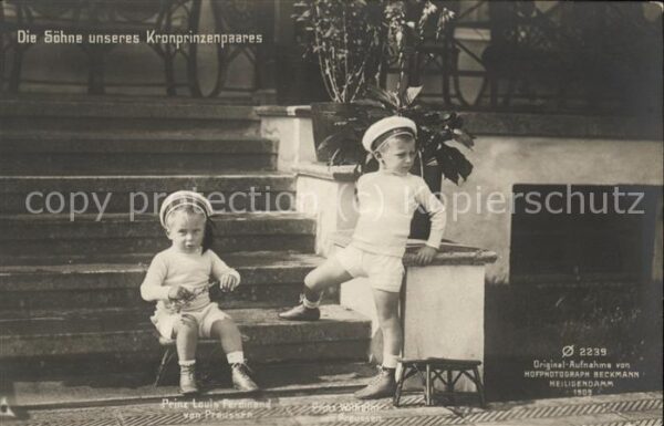 Adel Preussen Prinz Louis Ferdinand Prinz Wilhelm