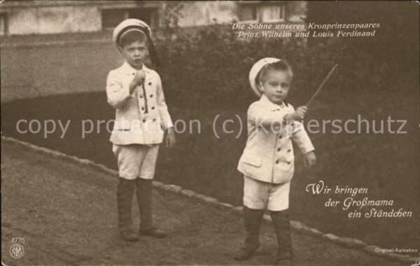 Adel Preussen Prinz Wilhelm Prinz Louis Ferdinand