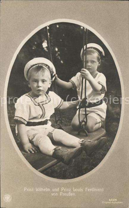 Adel Preussen Prinz Wilhelm Prinz Louis Ferdinand Sch