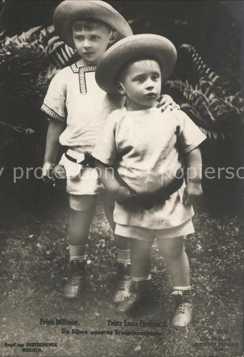 Adel Preussen Prinz Wilhelm Prinz Louis Ferdinand