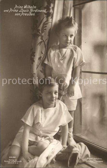 Adel Preussen Prinz Wilhelm Prinz Louis Ferdinand