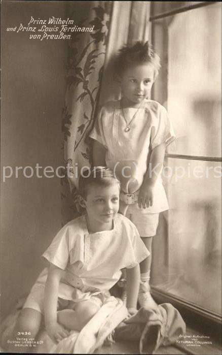 Adel Preussen Prinz Wilhelm Prinz Louis Ferdinand