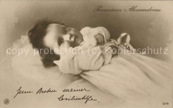 Adel Preussen Prinzessin Alexandrine