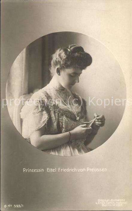Adel Preussen Prinzessin Eitel Friedrich