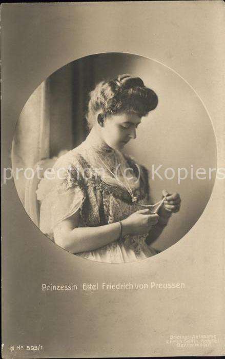 Adel Preussen Prinzessin Eitel Friedrich