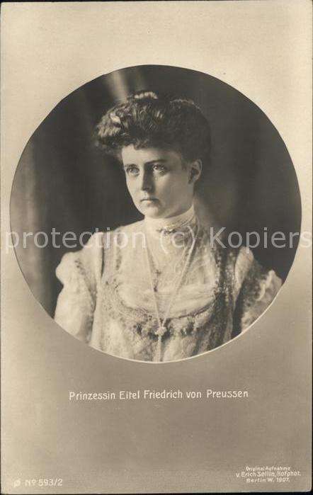 Adel Preussen Prinzessin Eitel Friedrich