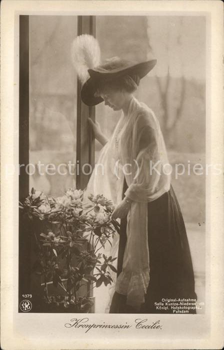 Adel Preussen Kronprinzessin Cecilie