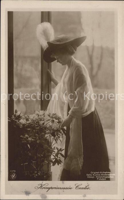 Adel Preussen Kronprinzessin Cecilie