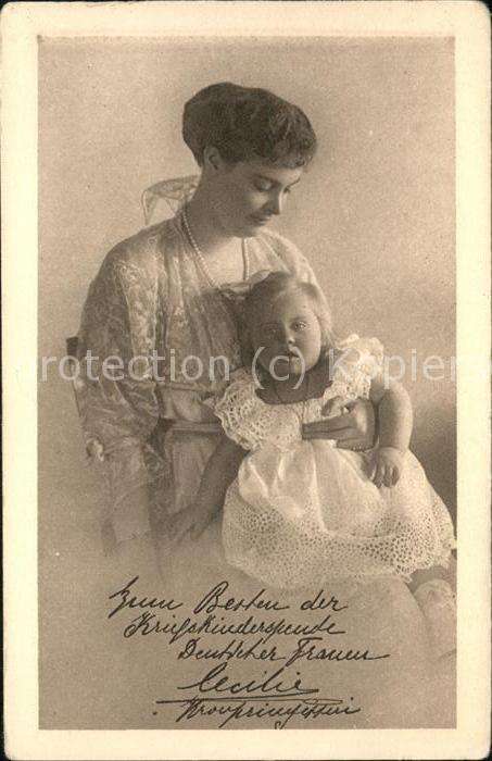 Adel Preussen Kronprinzessin Cecilie