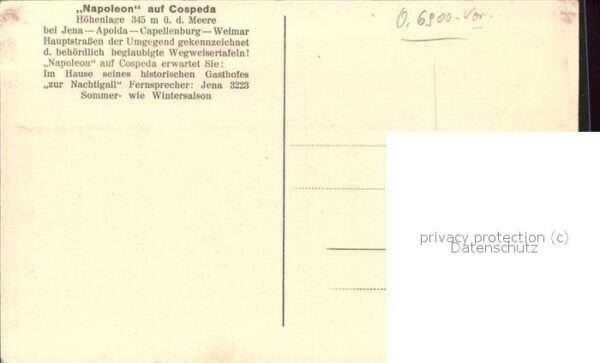Napoleon Bonaparte Edelsitz Cospeda – Bild 2
