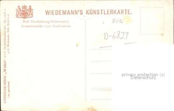 Verlag WIRO Wiedemann Nr. 2479 A Bad Blankenburg-Schwarzatal Grei – Bild 2